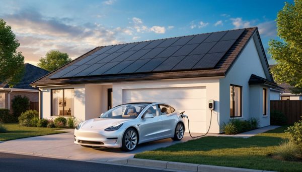How Solar Panels Can Power Your Tesla at Nearly Zero Cost